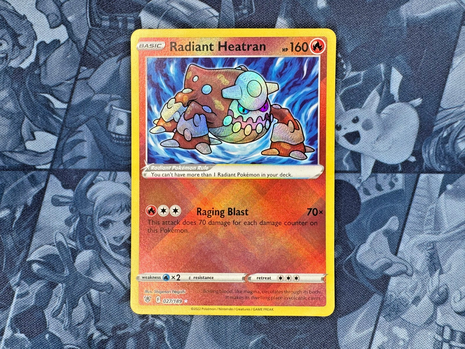 Pokemon – Radiant Heatran – 027/189 – Astral Radiance – Radiant Rare