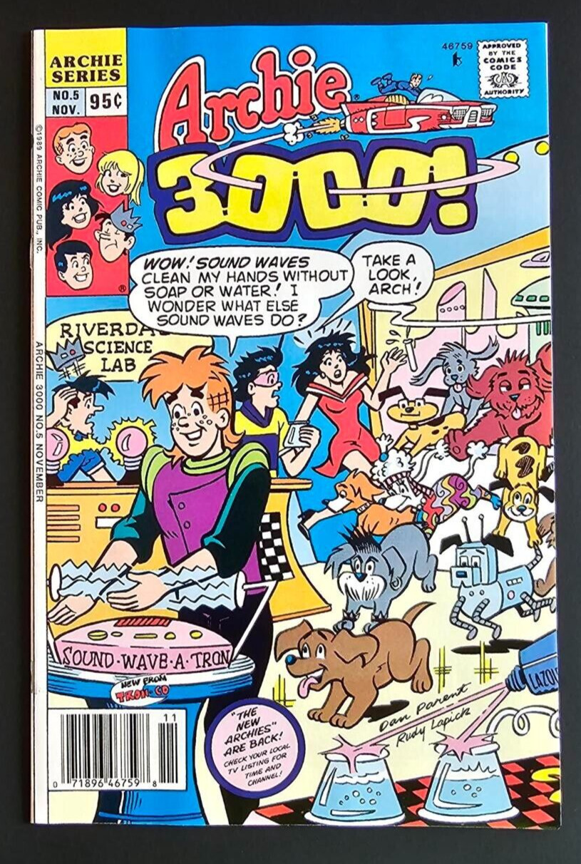 Archie 3000! #5 Nov 1989 Riverdale Science Lab Archie Series Comics