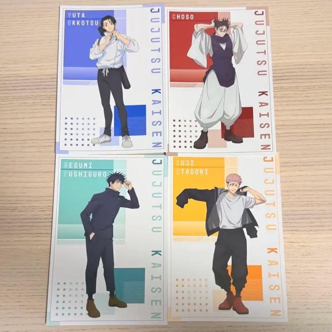 Jujutsu Kaisen 3rd Season Death Painting World Postcard Yuji Itadori Megumi