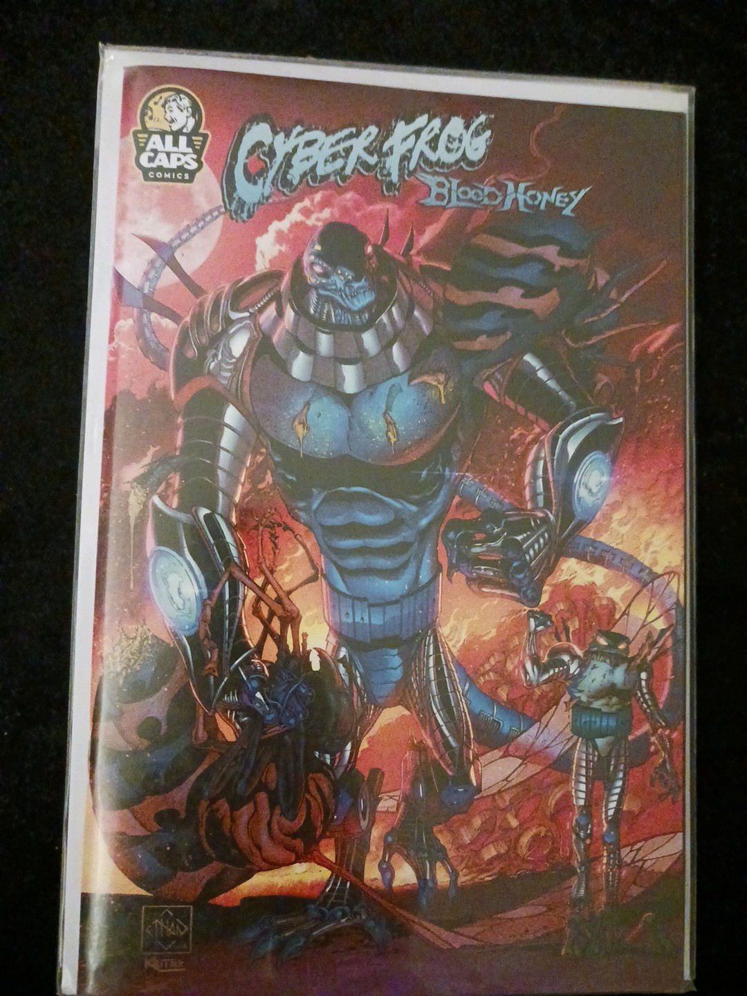 ComicsGate Lot Four Sciver CYBERFROG Ya Boi Zack Novel Iron Sights Two Ashcans