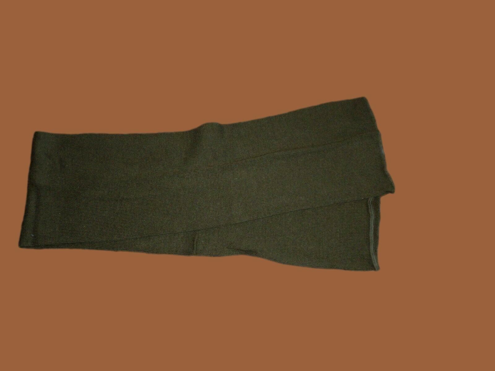 NEW GENUINE U.S MILITARY WOOL SCARF ARMY ISSUE OD GREEN G.I SCARVES DLA #