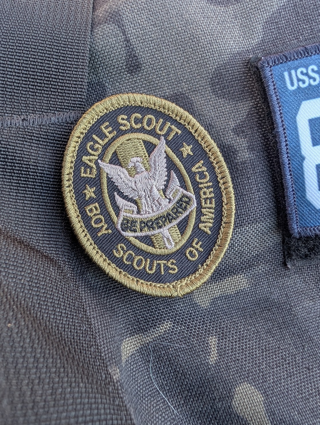 Eagle Scout Patch In Subdued Tactical Colors: Morale Patch, Original
