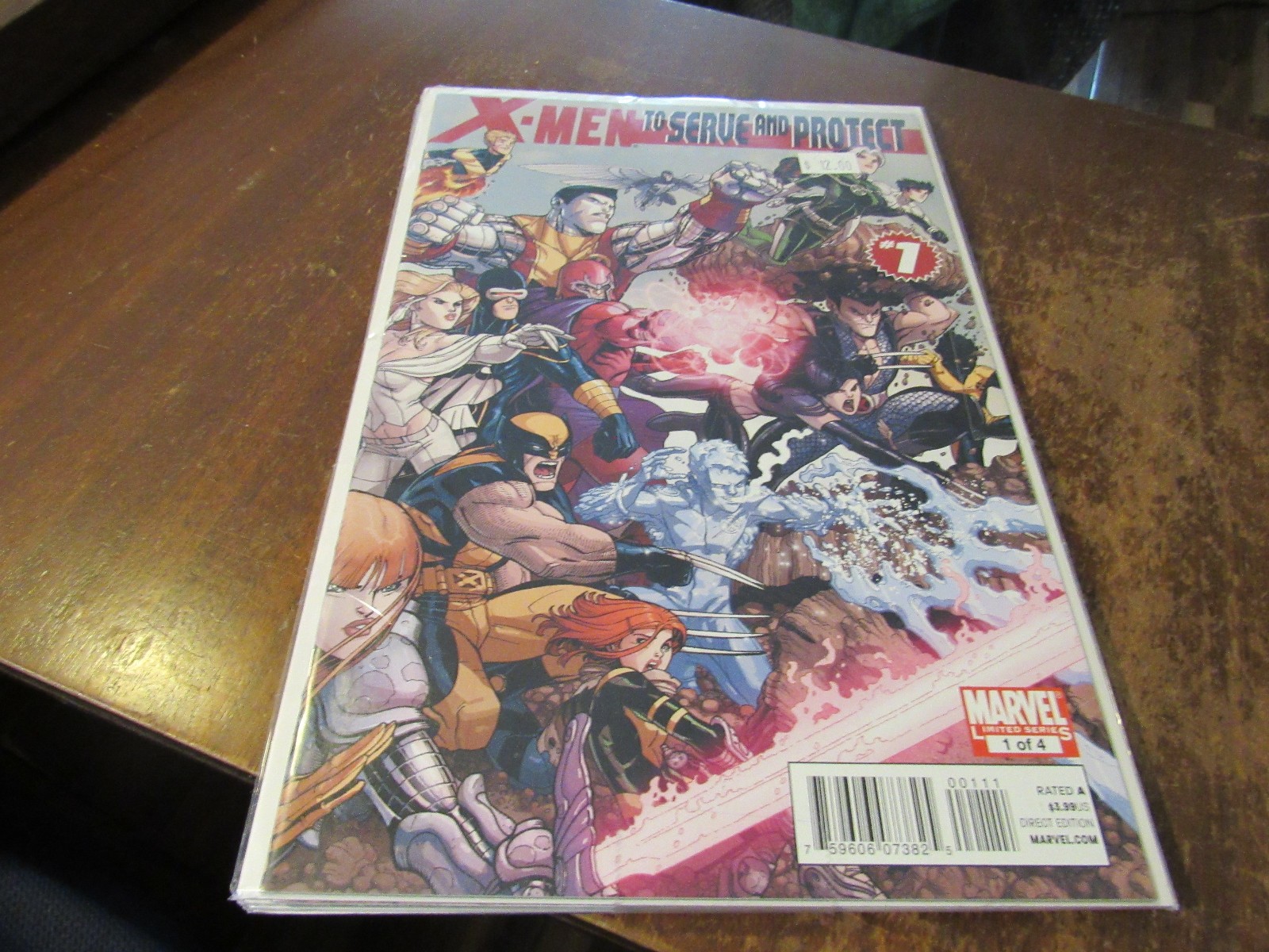 X-Men to Serve and Protect #1 2 3 4 X-Men Marvel Comic Book Set 1-4 Complete