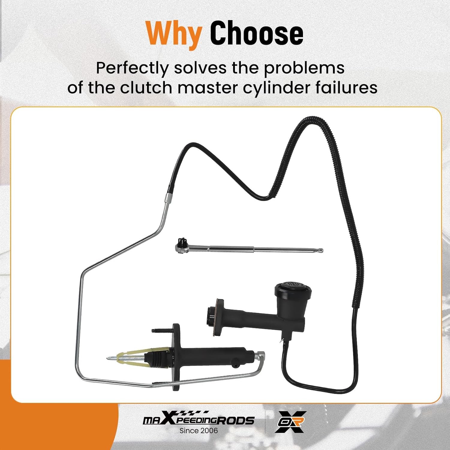 Clutch Master and Slave Cylinder Assembly for Chevy GMC C1500 C2500 C3500 K1500