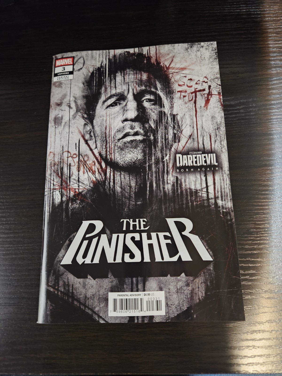 Punisher #3 Jon Bernthal Marvel Comics Television Cover Variant 2026 -1st print