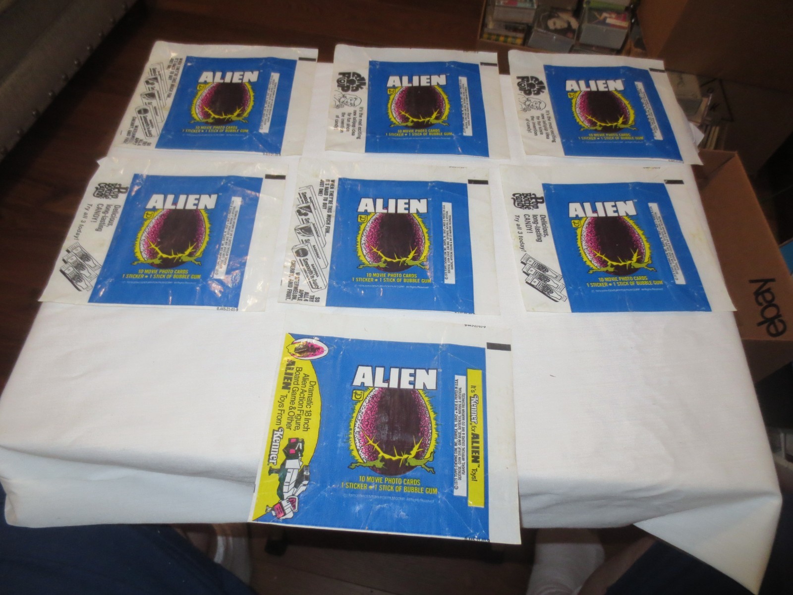1979 Topps Alien – Empty Display Box + 25 Empty Packs
