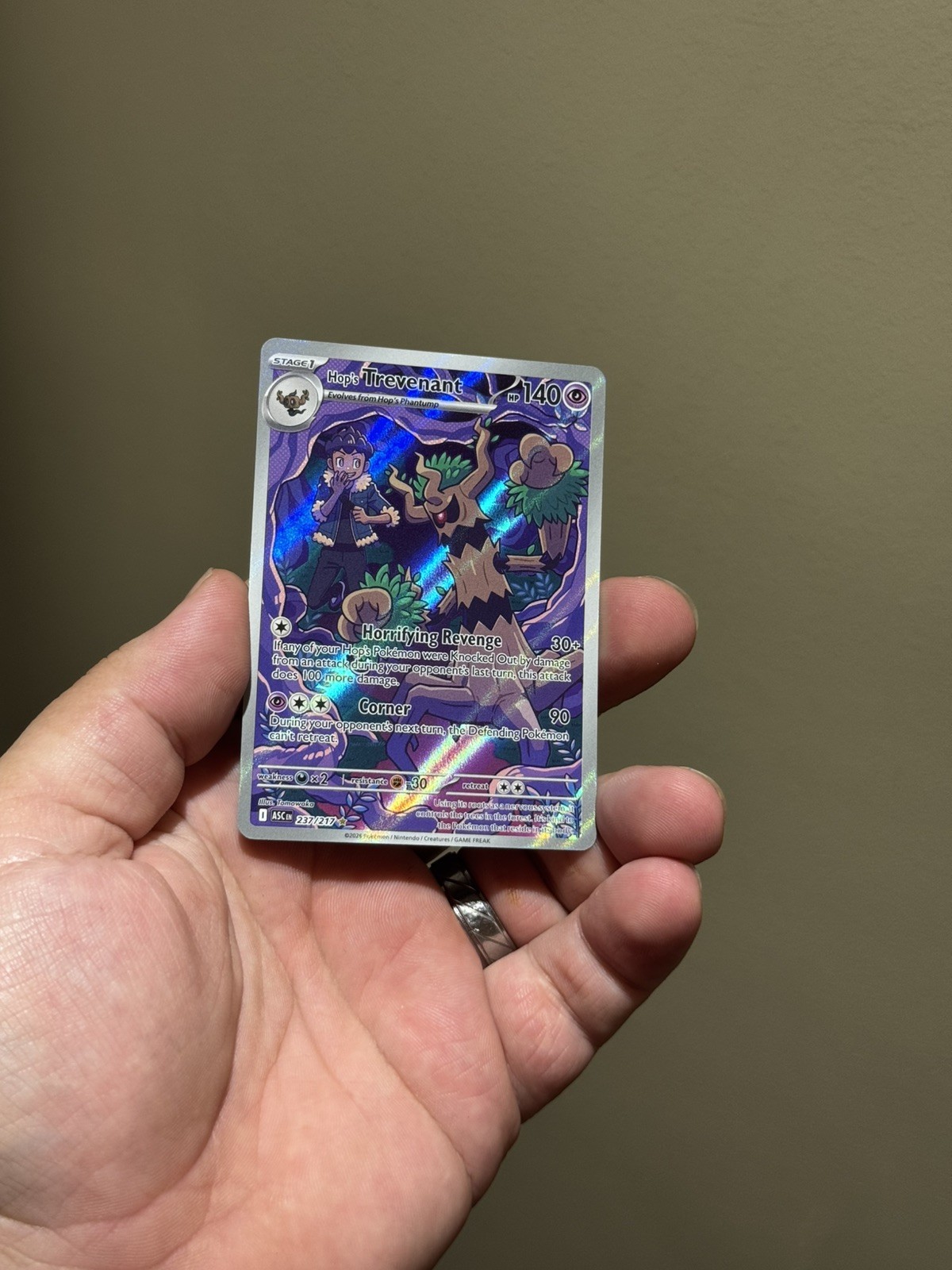 Pokemon – Hop’s Trevenant – 237/217 – Ascended Heroes – Illustration Rare