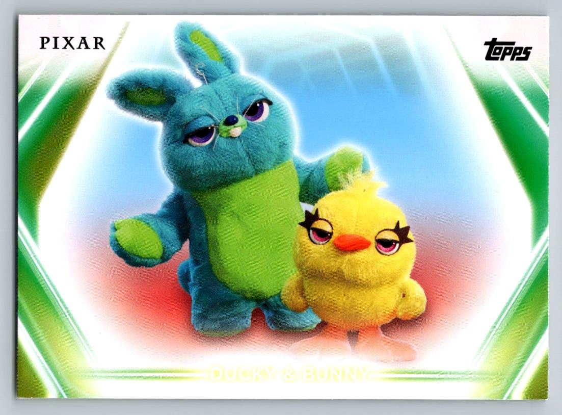 2026 Topps Disney Neon #36 Ducky and Bunny Disney Card Topps