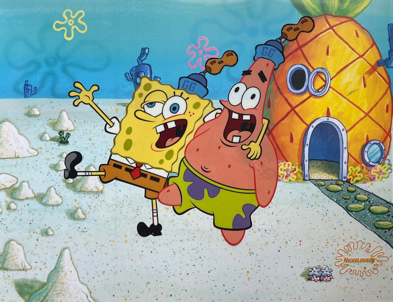 Nickelodeon SPONGEBOB SQUAREPANTS Animation Art Sericel Cel Patrick
