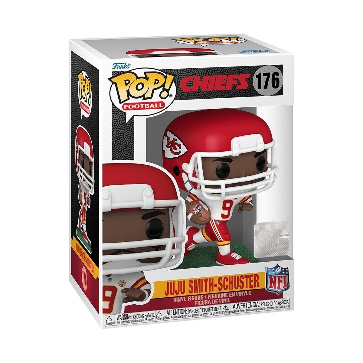 Funko Pop NFL Kansas City Chiefs Juju Smith Schuster Figure w/ Protector