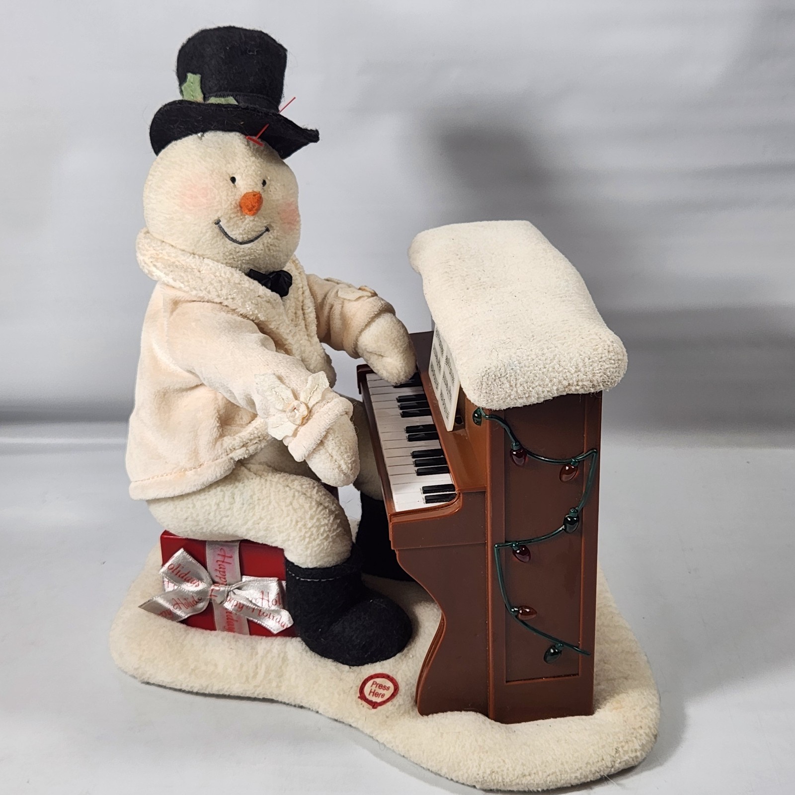 Hallmark Christmas 2005 Jingle Pals Piano Playing Snowman Lights & Sound – VIDEO