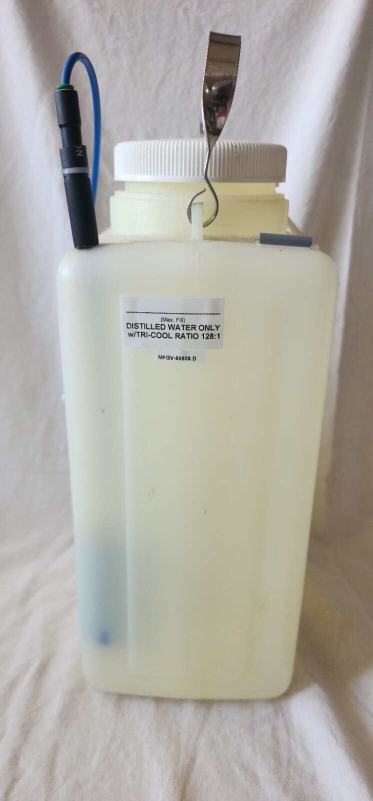 Custom Vintage Nalgene Rectangular Carboy HDPE 9L Plastic Bottle w/Handle