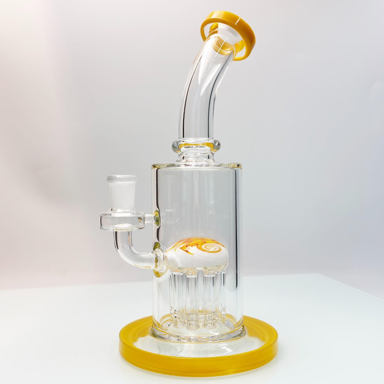 9.5in Heavy Duty Wigwag Tree Perc Glass Bong Waterpipes smoke & 14mm glass bong