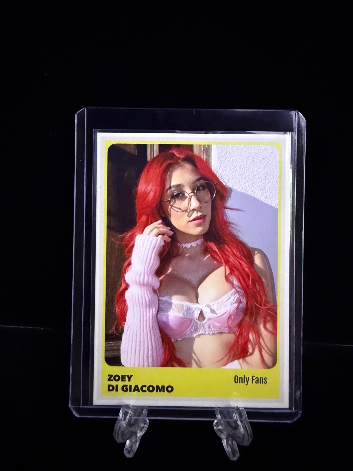 Zoey Di Giacomo ONLY FANS SUPER-STAR HOT CUSTOM MADE Card- Free Shipping