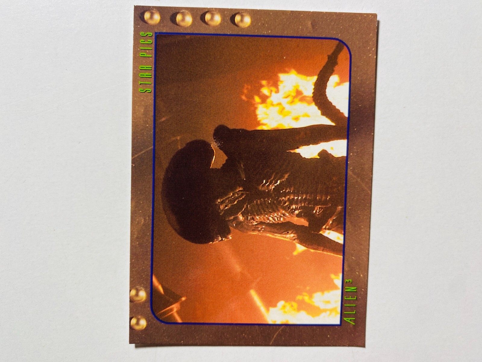 1992 STAR PICS; ALIEN 3 #23 DATALOG; 0:1400HRS, DAY 2 NM-MT CARD
