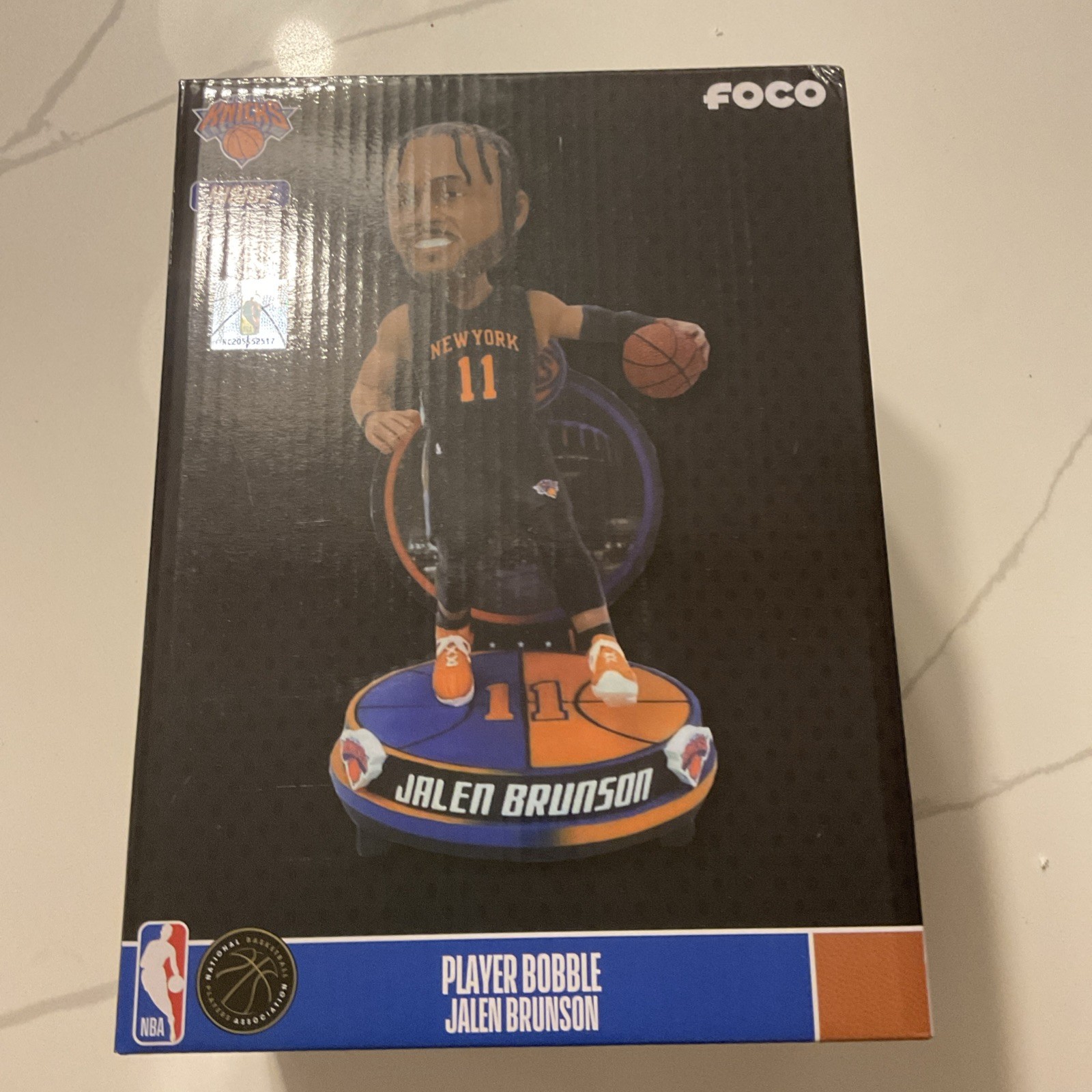 RARE FOCO Jalen Brunson Bobble Head – Individually Numbered – Statement Jersey