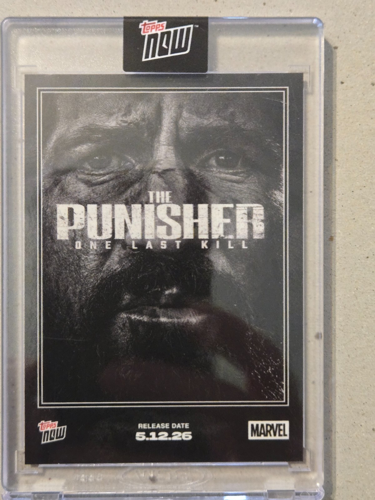 2026 Marvel Topps NOW The Punisher: One Last Kill IN HAND LIMITED EDITION CARD