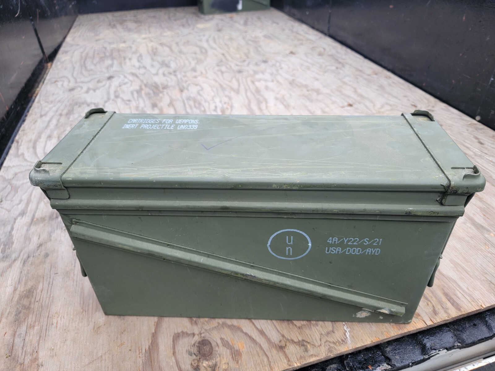 Original Military 40mm Ammo Can PA-120 Large Grade 1, OD Green
