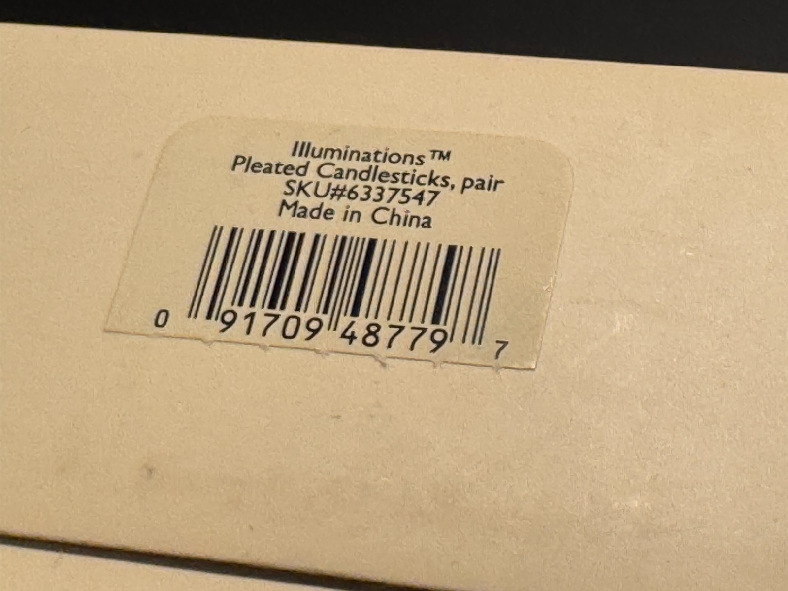 Lenox Illuminations Pleated Candlesticks – NEW IN BOX