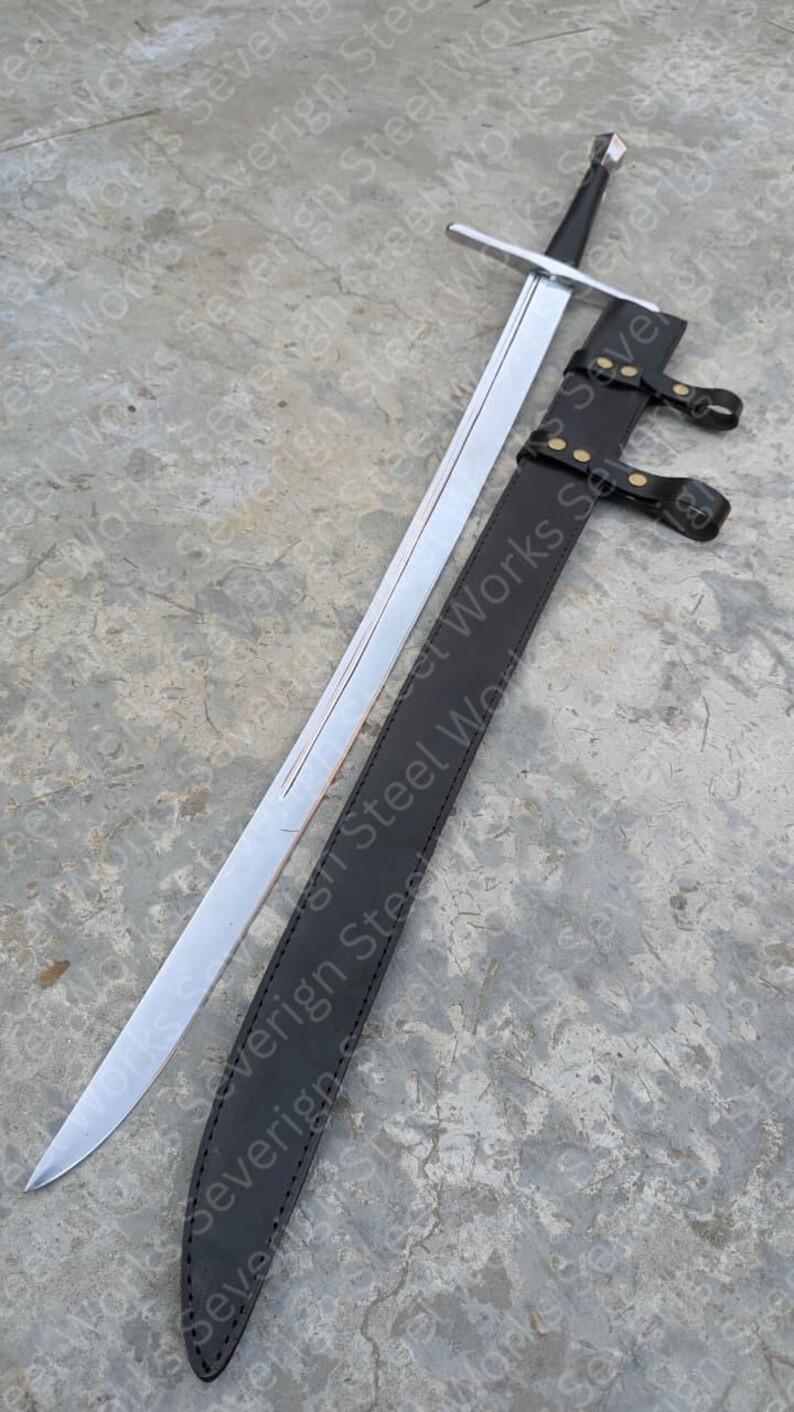 Ronin Katana Sword – Medieval Two Handed Saber – 1075 High Carbon / with strap