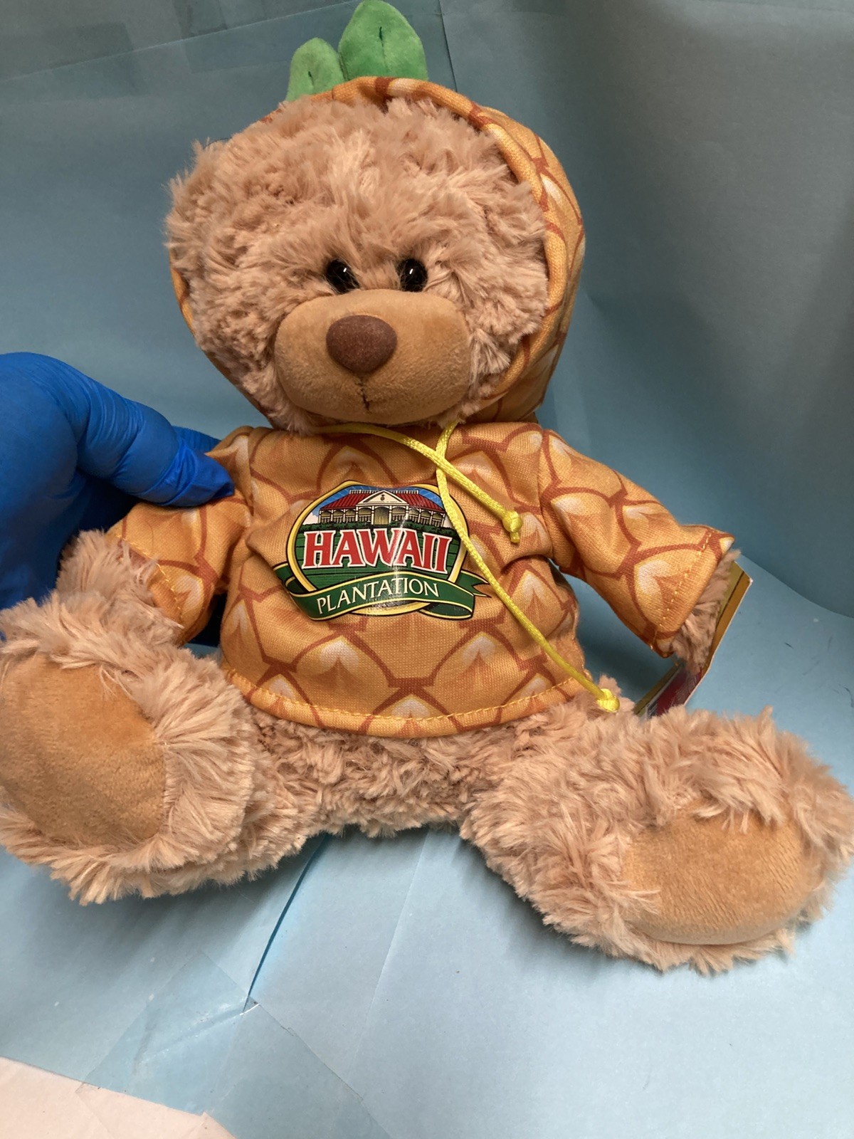 HAWAII DOLE PINEAPPLE PLANTATION BEAR PLUSH; About 10 Inches Tall; New With Tag