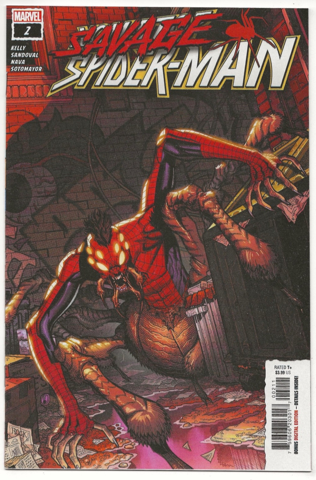 Marvel Comics SAVAGE SPIDER-MAN #2 first printing Cover A