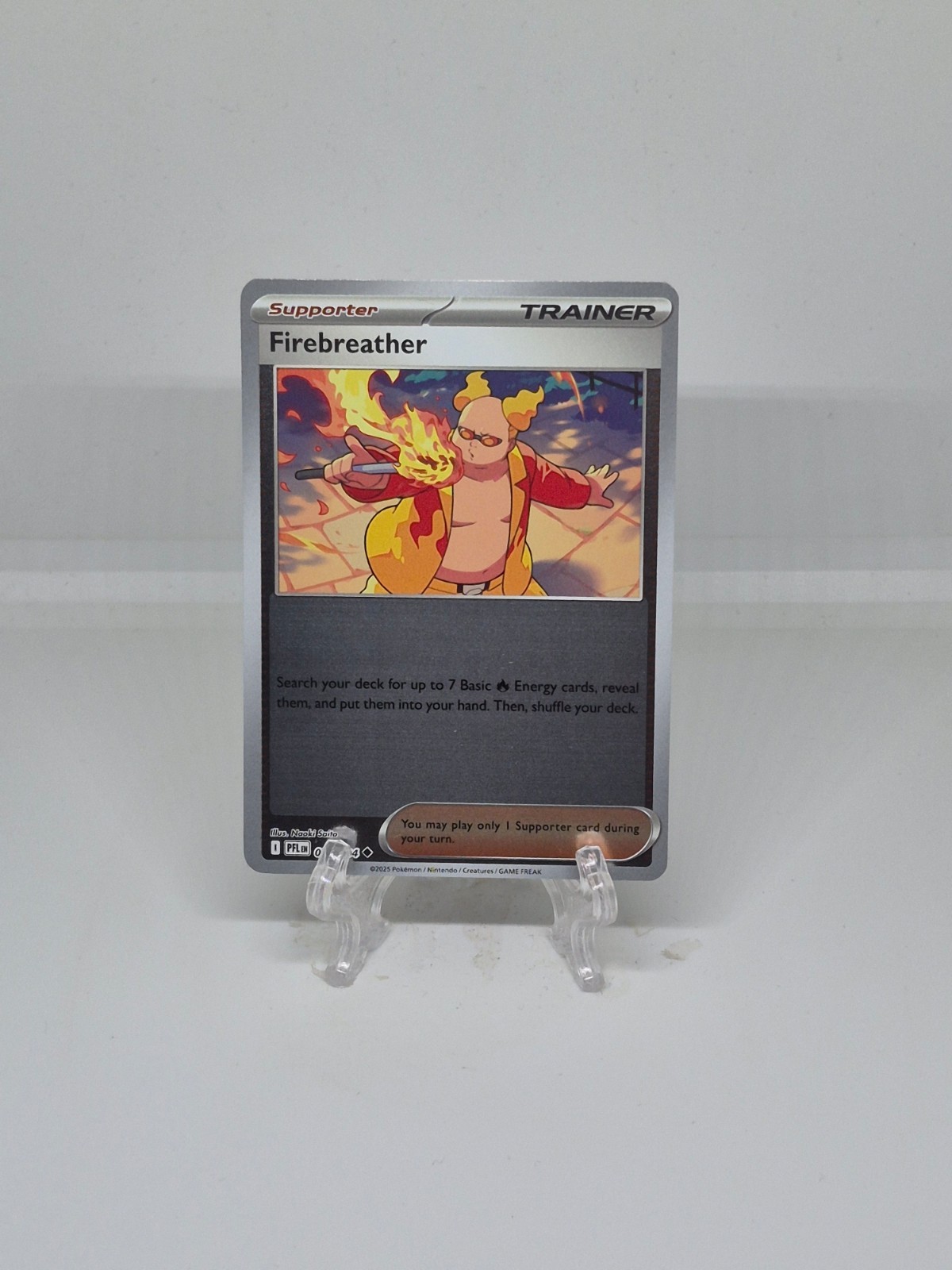 089/094 FIREBREATHER | UNCOMMON REVERSE HOLO | PHANTASMAL FLAMES POKEMON CARD