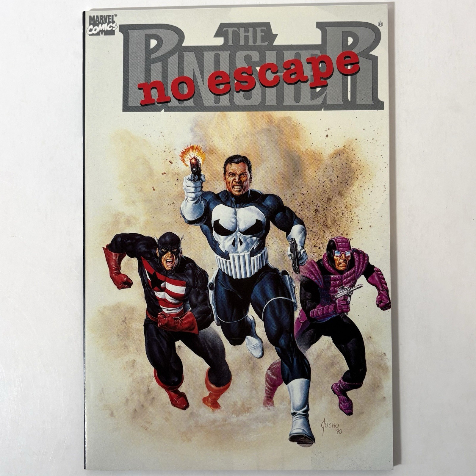 The Punisher No Escape #1 Marvel Comics Vintage 1990 TPB Copper Age Bag & Board