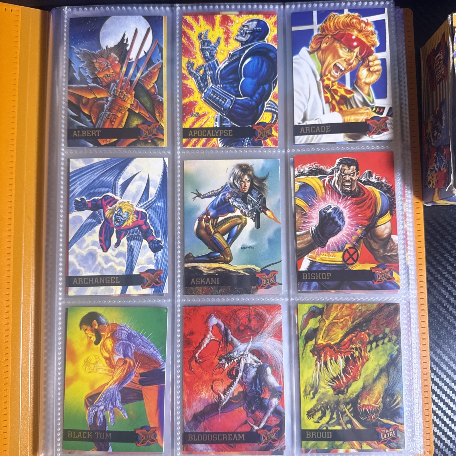 1995 Fleer Ultra X-Men Set COMPLETE (1-150) w/ Collectible Box and Binder