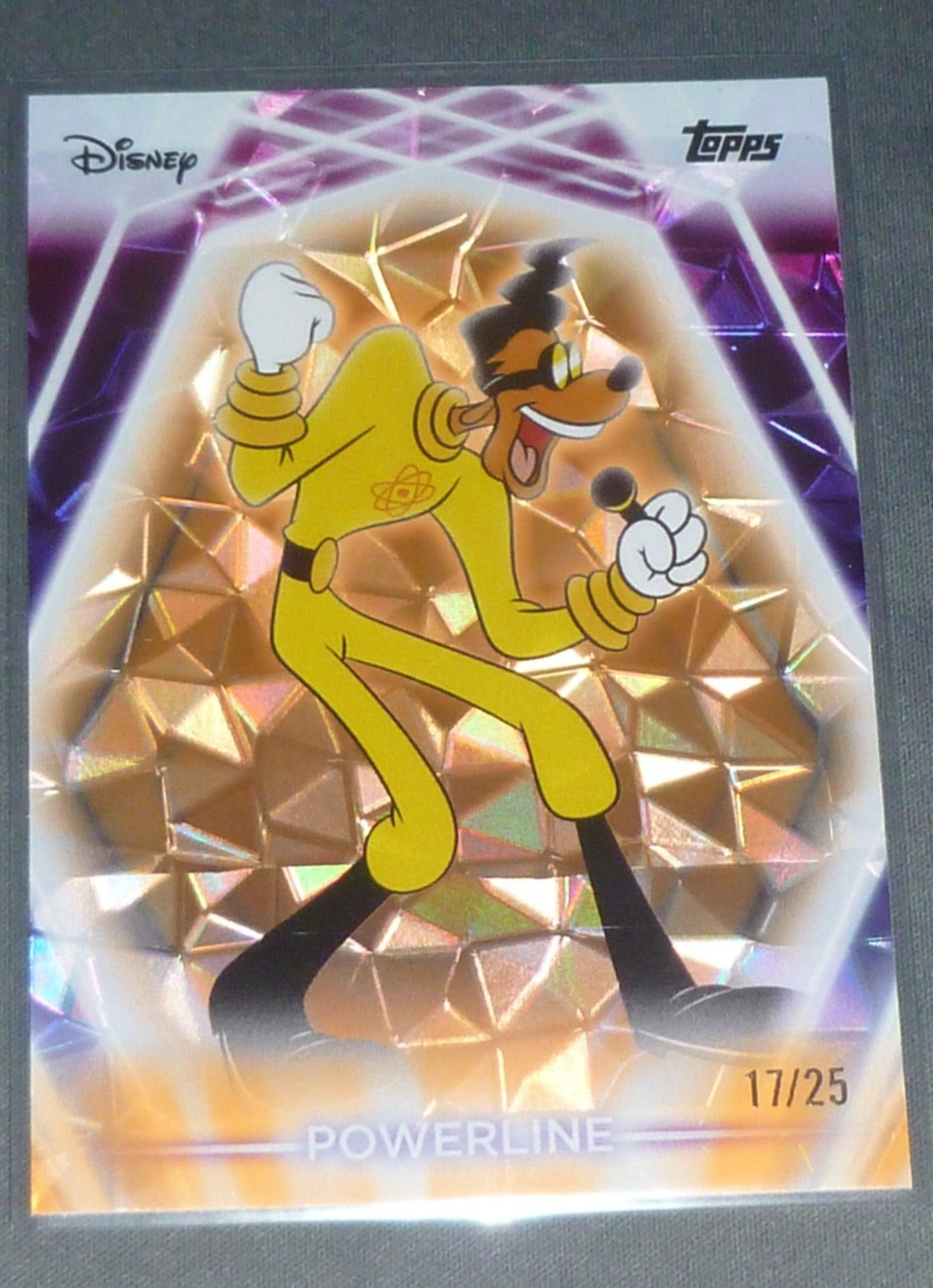 Topps Disney Neon POWERLINE Orange DIAMANTE /25