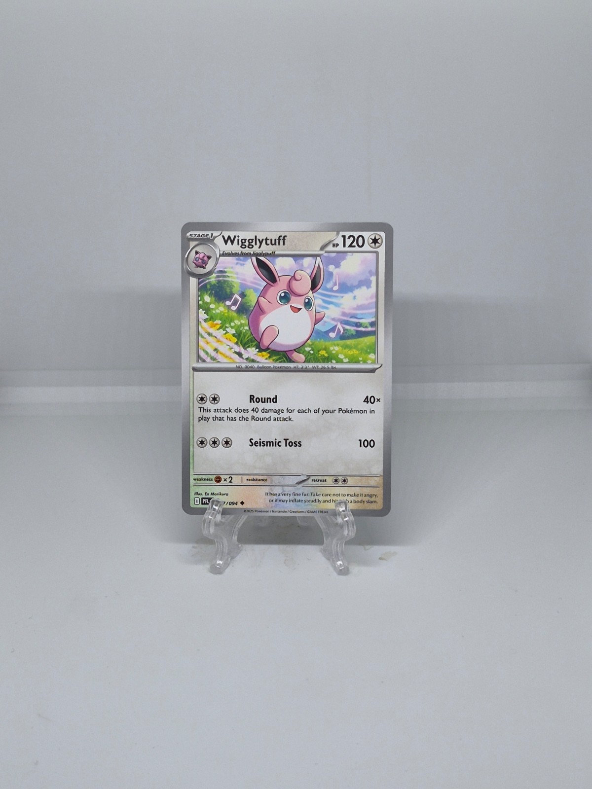 077/094 WIGGLYTUFF | UNCOMMON | PHANTASMAL FLAMES POKEMON CARD