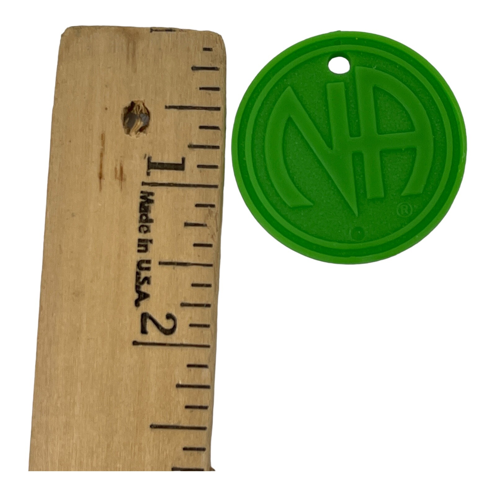 Narcotics Anonymous Chip Key Chain Green 60 Days Anniversary Recovery 12 Piece