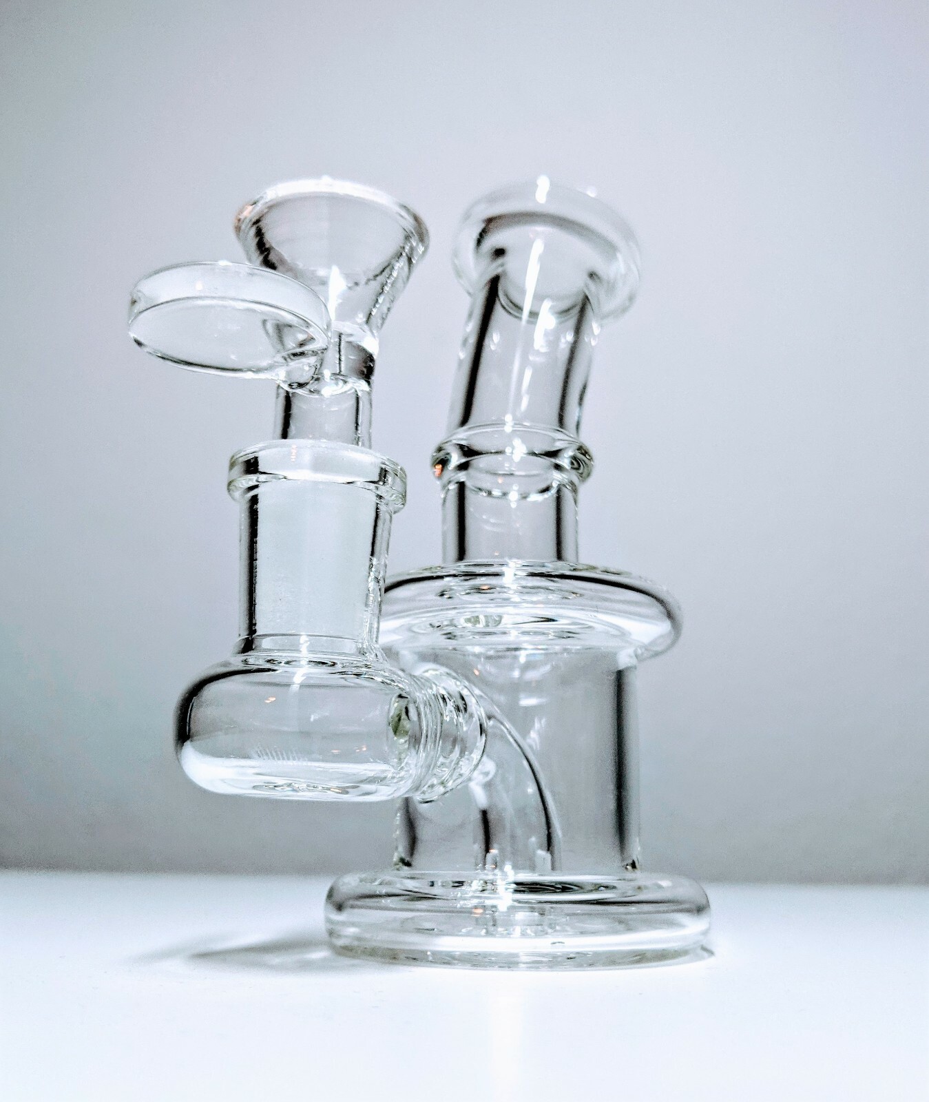 4.5″ Mini Glass Bong Diffused Perc Premium Quality Water Pipe Hookah Bubbler