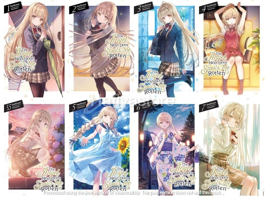 The Angel Next Door Spoils Me Rotten Vol 1 – Vol 7 (Light Novel) English Version
