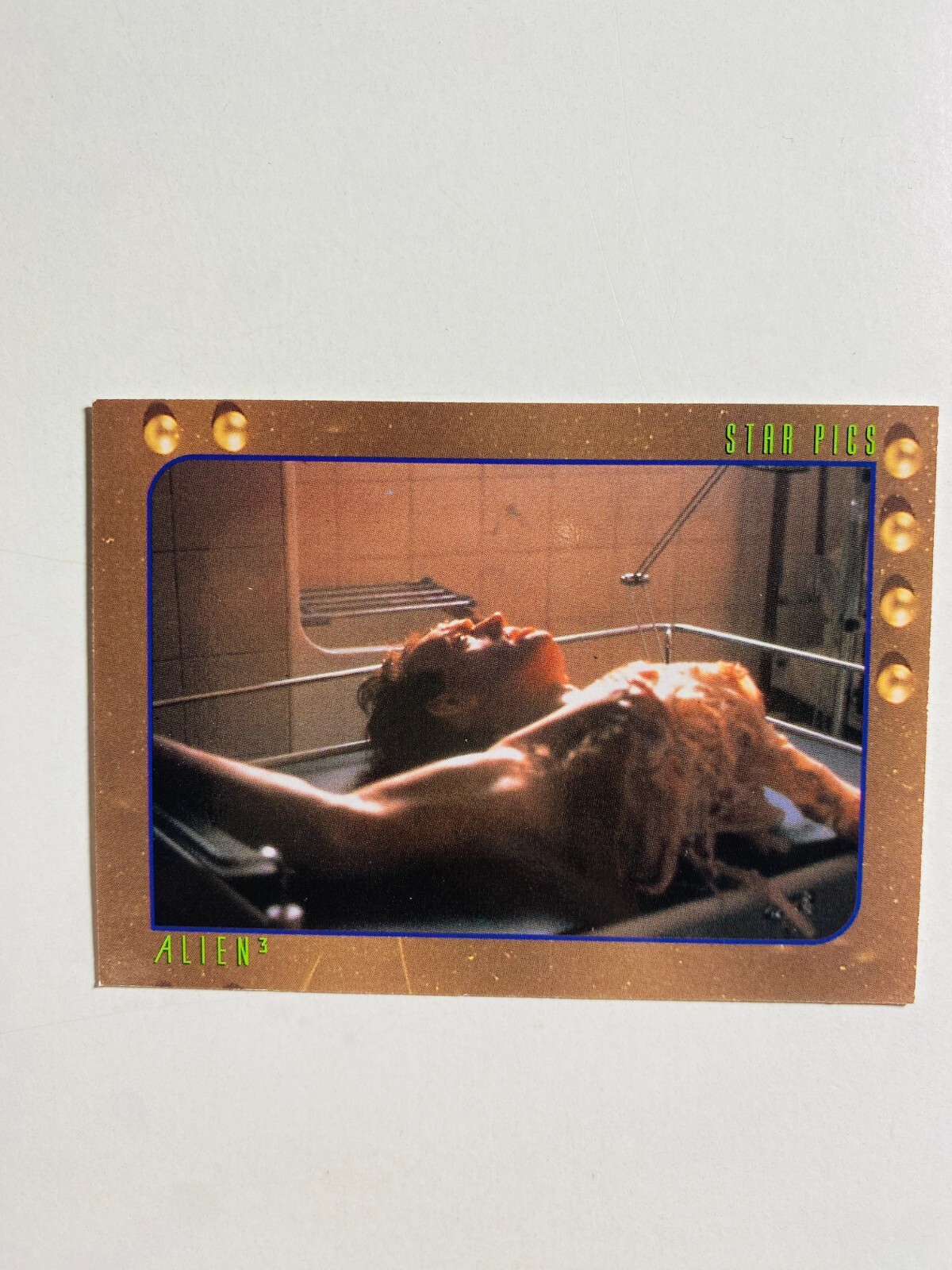 1992 STAR PICS; ALIEN 3 #12 DATALOG; 0:800HRS, DAY 2 NM-MT CARD