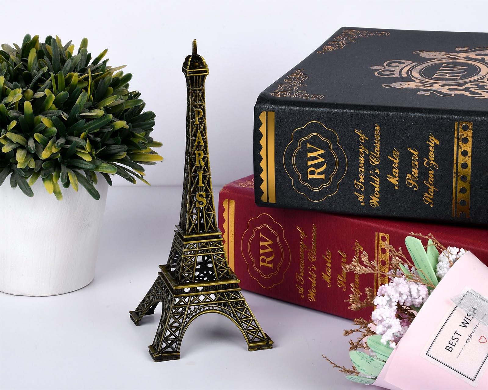 DS. DISTINCTIVE STYLE Eiffel Tower Model Eiffel Tower Metallic Statue Eiffel Tow