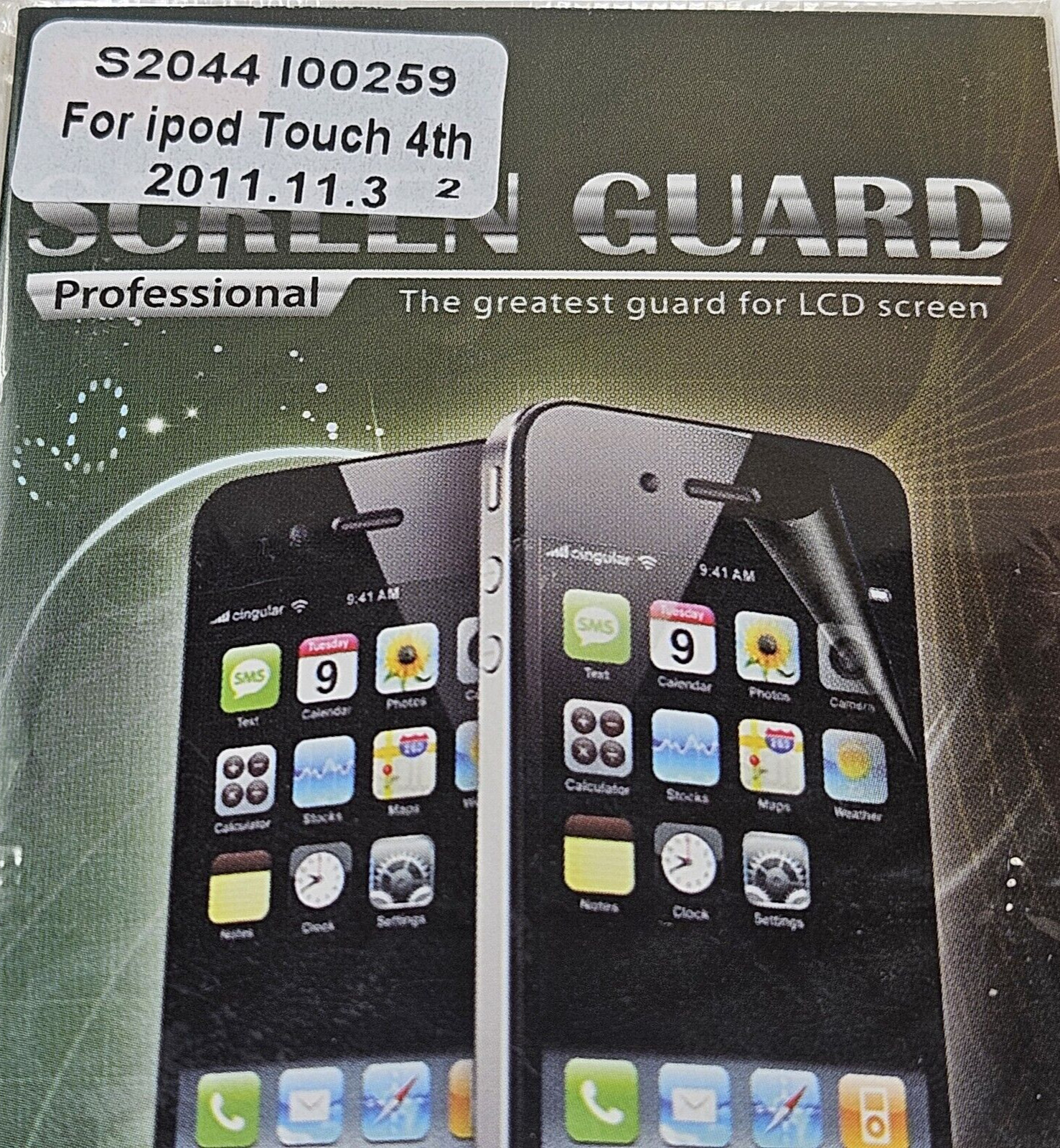 Screen Guard Protector ipod touch Apple 4 Tmart Set of 5