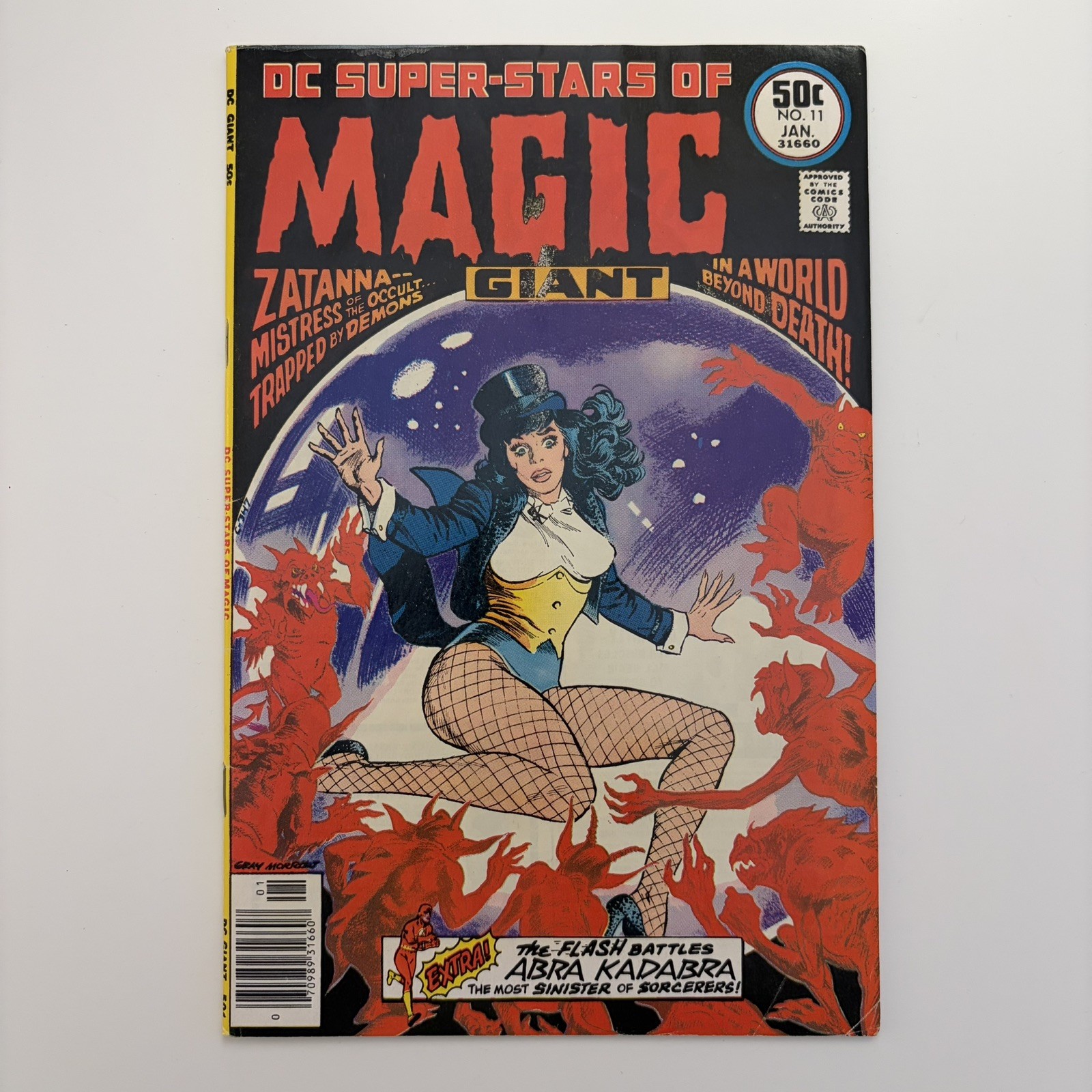 DC Super-Stars of Magic #11 – Giant Zatanna Mistress of Occult 1977 – DC Comics