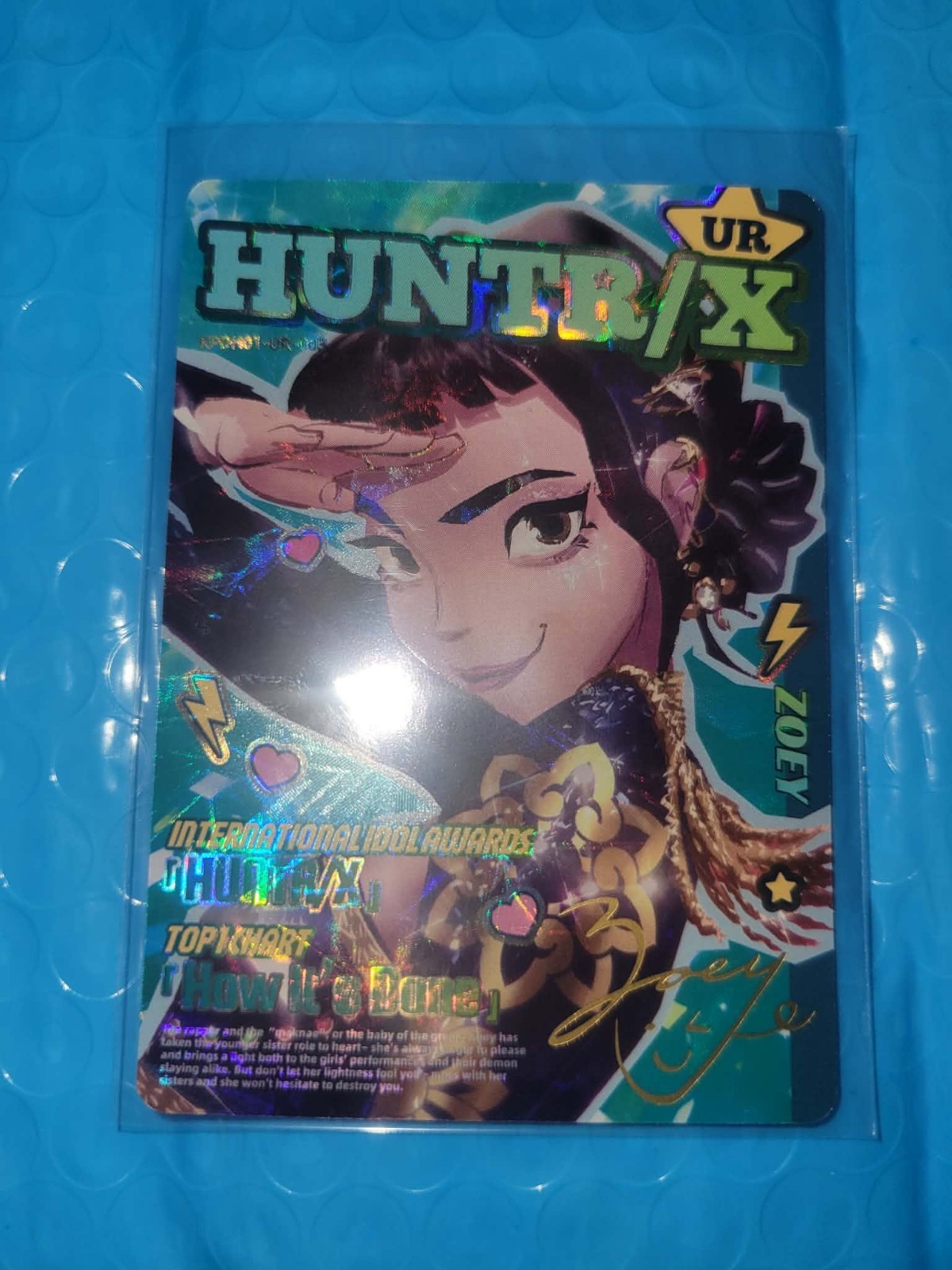 KAYOU KPop Demon Hunters HUNTR/X UR Zoey How It’s Done Card KPD101-UR-009