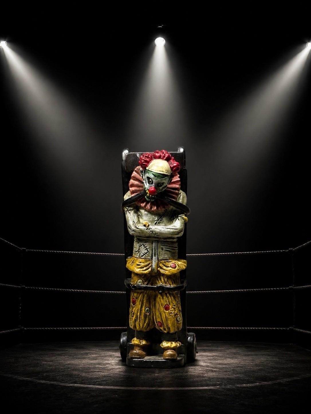 Department 56 Jokes Over, Psycho Clown, Halloween village, 4.25 in