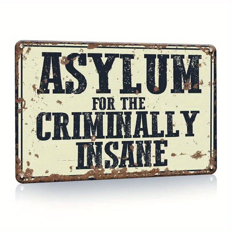 Tin Metal Signs Home Décor Retro-Style Aluminum Measuring, Designed for Those W