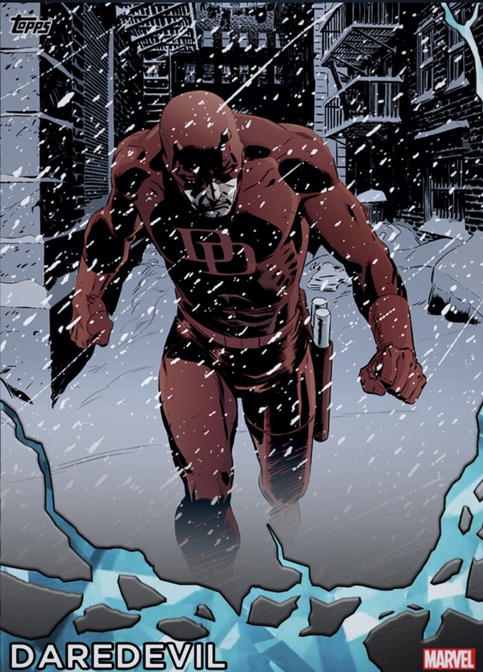 Topps Marvel Collect 2022 Base Tier 7 – Daredevil – Diamond Exclusive [Digital]