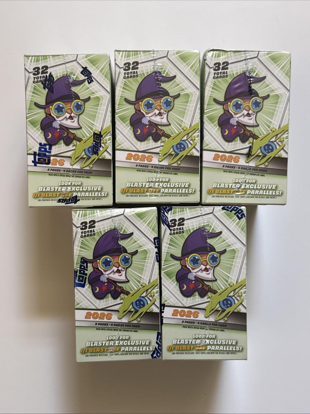 2026 Topps Chrome VeeFriends Blaster Box Lot of 5 Boxes