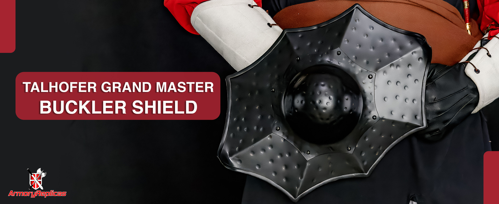 Armory Replicas Close Combat Talhofer Grand Master Buckler Metal Shield