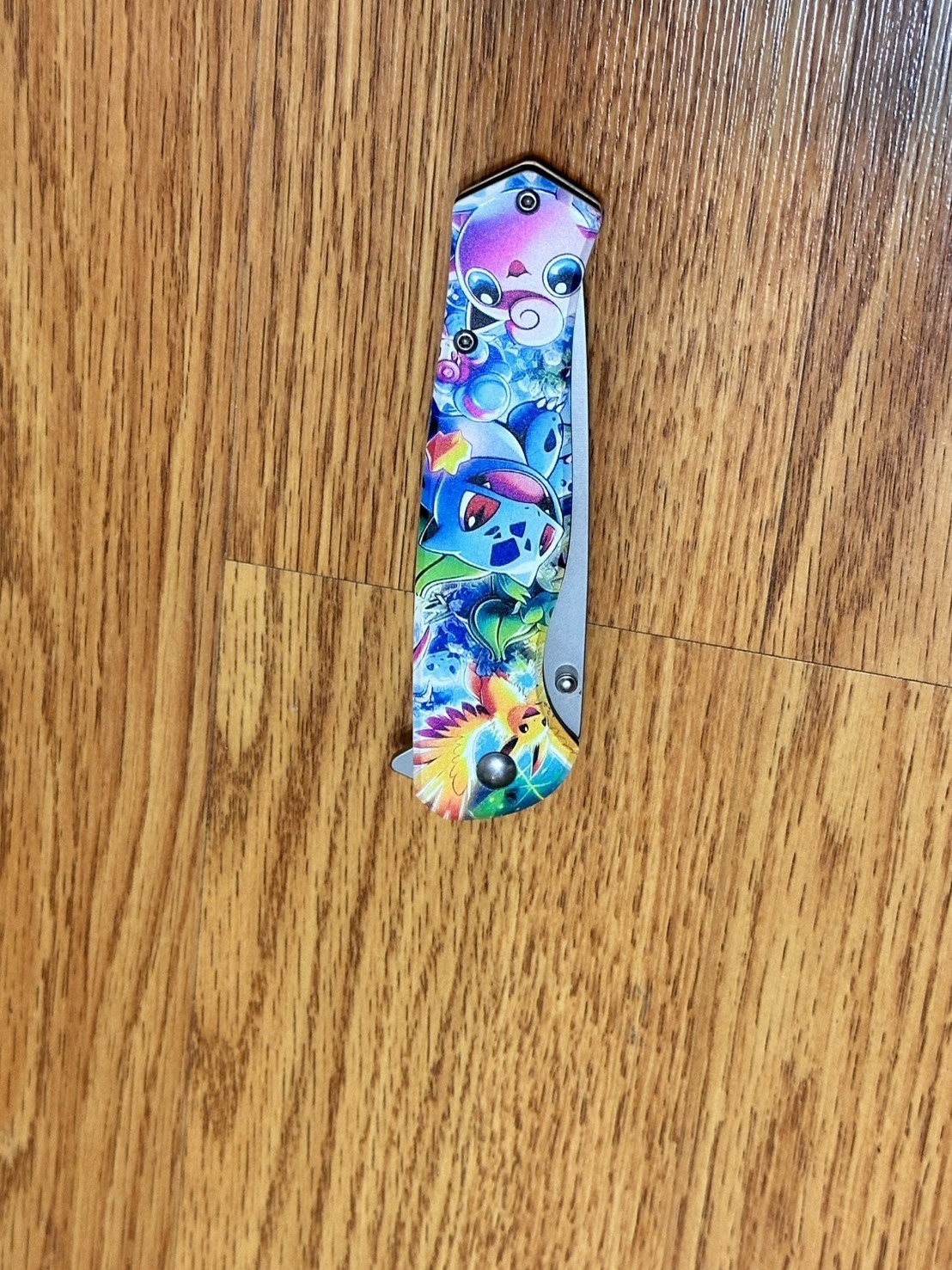 Pikachu Pokémon Yellow Spring Assisted Survival Pocket Knife9”