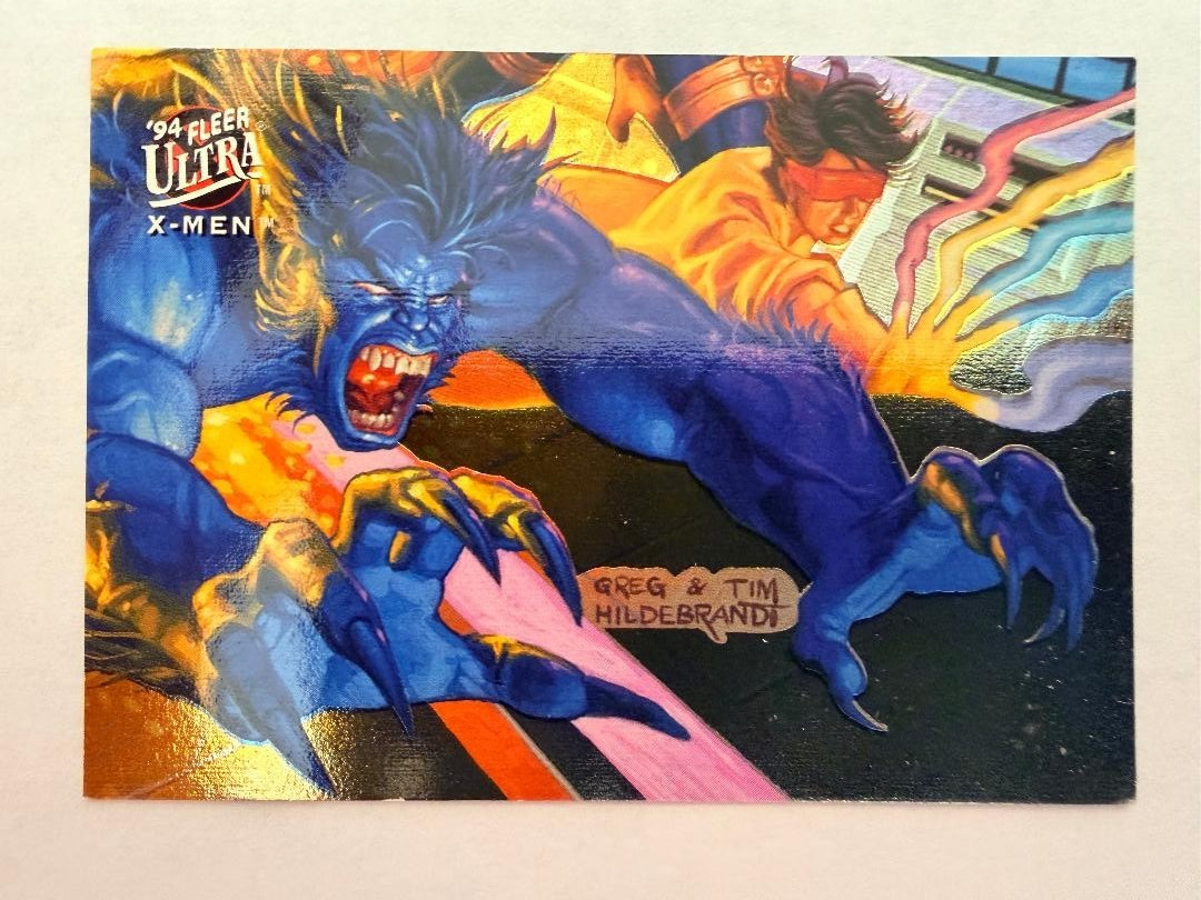 1994 Fleer Ultra X-men Beast & Jubilee Insert Card Limited Edition #3 of 9