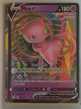 2021 Pokémon TCG Fusion Strike #113 Mew V