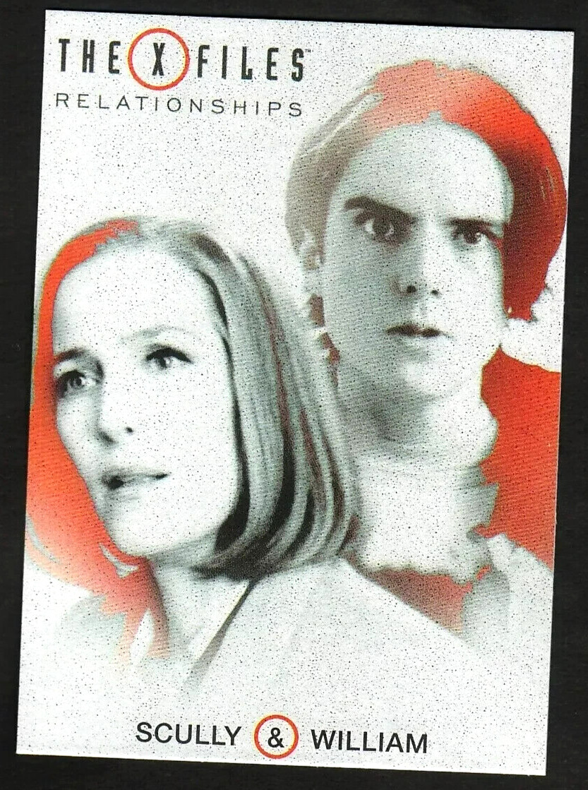 2018 Rittenhouse X-Files Season 10 and 11 Relationships SCULLY & WILLIAM⚡