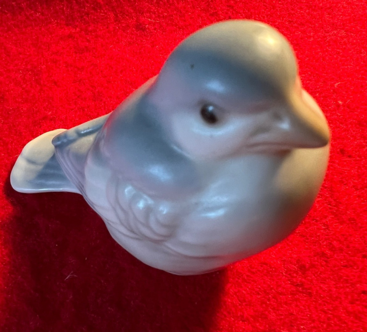 Vintage Otagiri Blue Grey and White Bird Figurine Made in Japan
