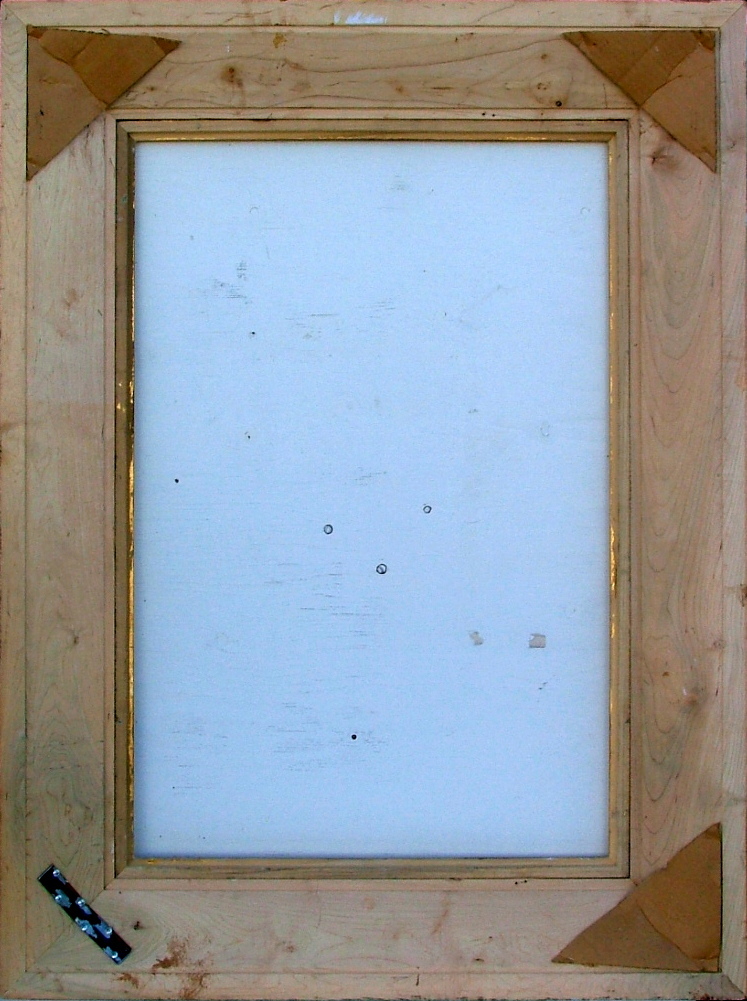 FRAME CONTEMPORARY REVERSE COVE SOLID WOOD FITS 36″ x 24″ SPECTACULAR 6″ RAILS